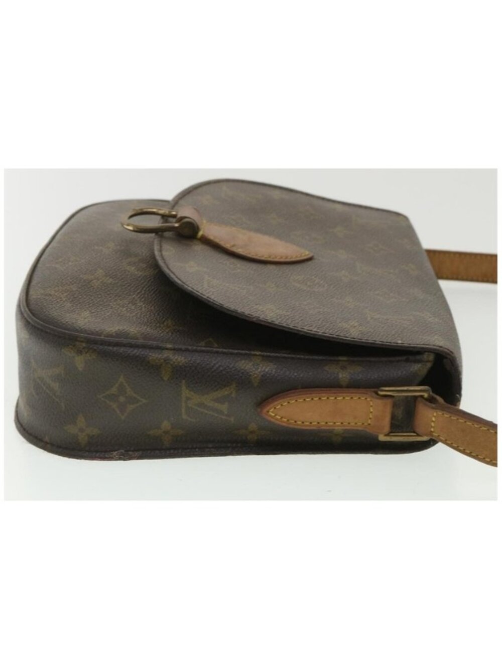 Authentic LOUIS VUITTON Monogram Saint Cloud GM Shoulder Bag M51242 LV - Picture 14 of 16